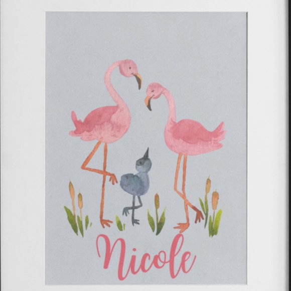 Nursery or Child's Bedroom Personalized Custom Wall Art, 8x10 Unframed - Picture 9 of 11